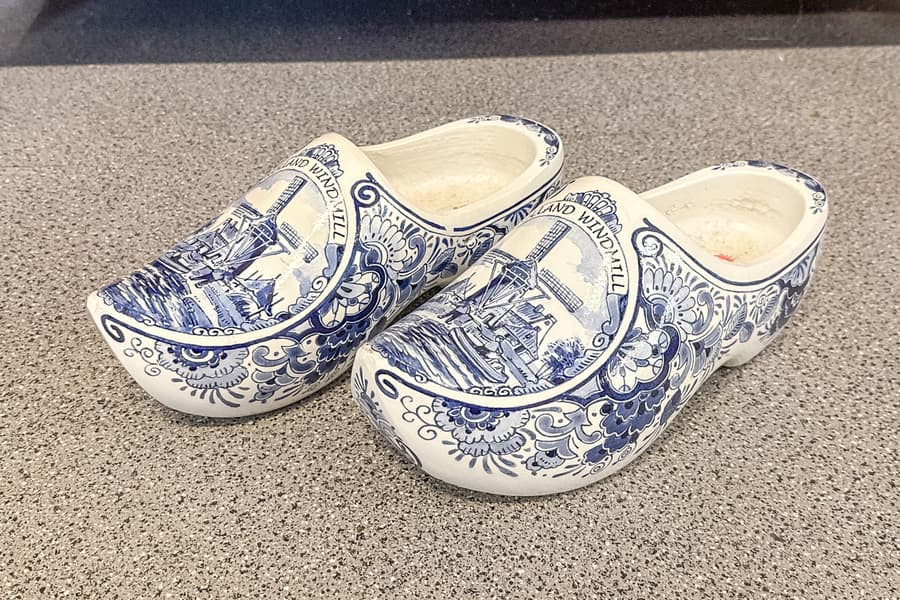Holländische Holzpantoffeln, Gr. 43/44